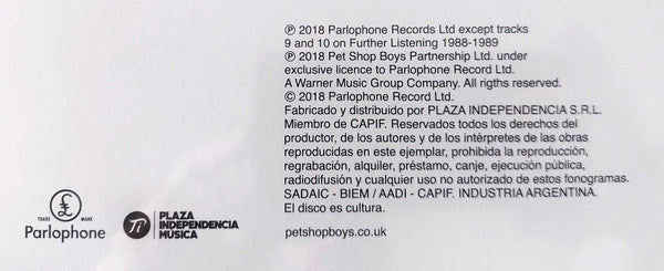 Imagen de la portada del disco Introspective del artista Pet Shop Boys