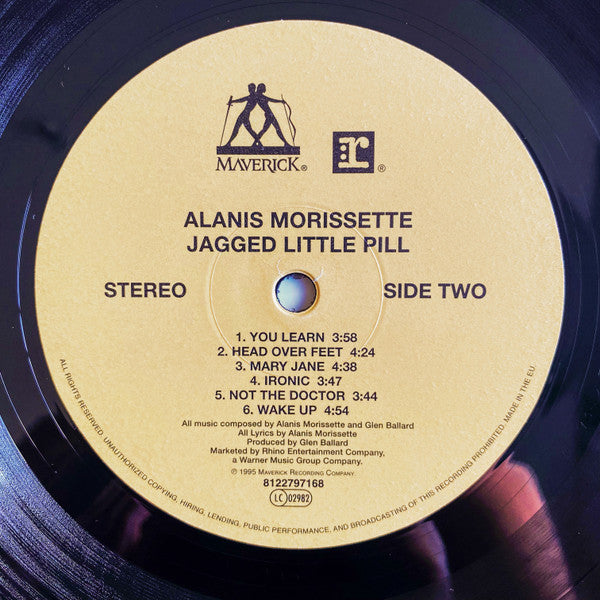 Imagen de la portada del disco Jagged Little del artista Alanis Morissette