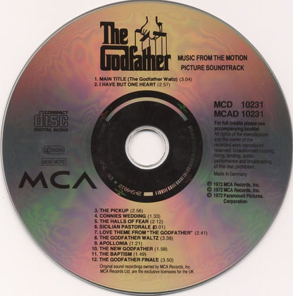 Nino Rota - The Godfather - Music From The Original Motion Picture Soundtrack [CD]