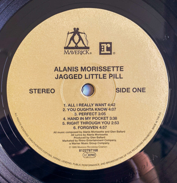 Imagen de la portada del disco Jagged Little del artista Alanis Morissette