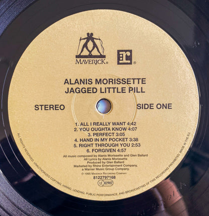 Imagen de la portada del disco Jagged Little del artista Alanis Morissette