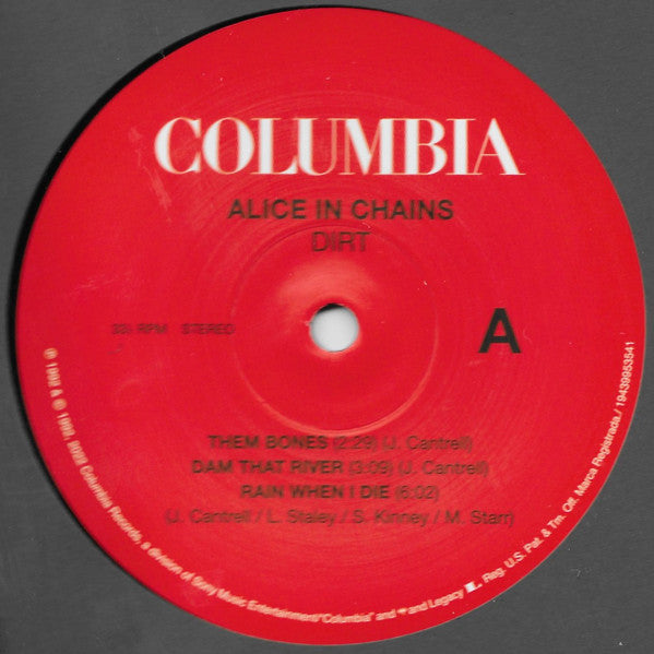 Imagen de la portada del disco Dirt del artista Alice In Chains