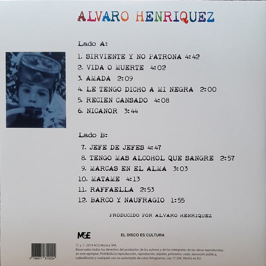 Alvaro Henriquez - Alvaro Henriquez [Vinilo]