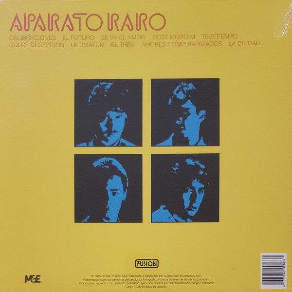 Imagen de la portada del disco Aparato Raro del artista Aparato Raro