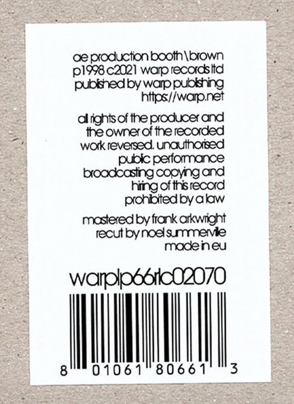 Imagen de la portada del disco Lp5 del artista Autechre