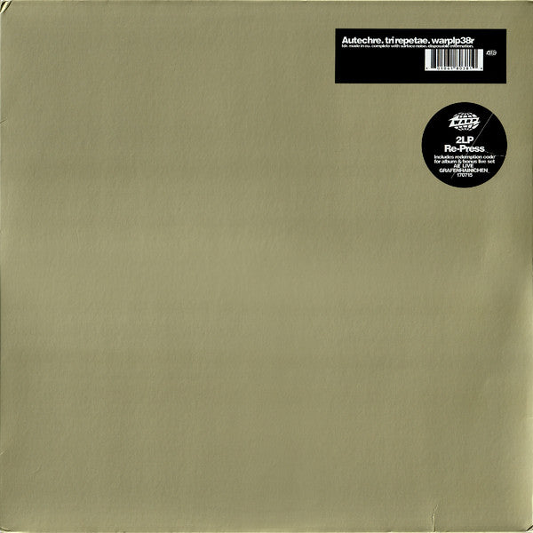 Imagen de la portada del disco Tri Repetae del artista Autechre