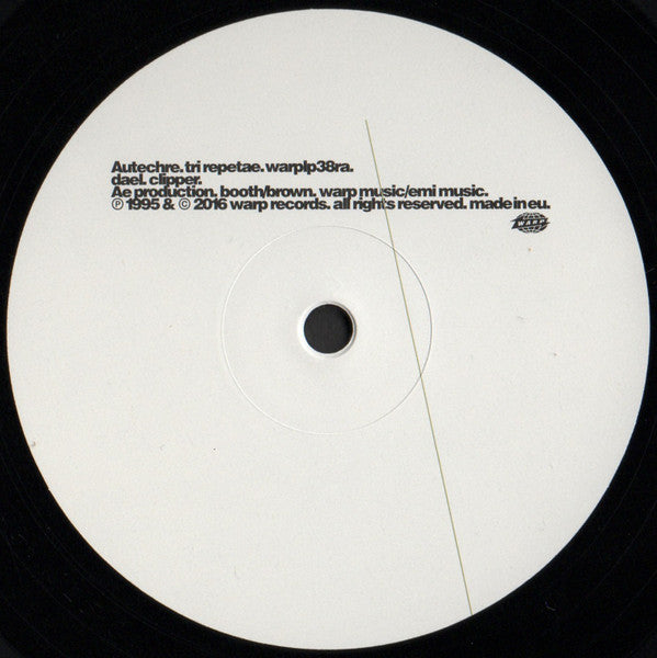 Imagen de la portada del disco Tri Repetae del artista Autechre