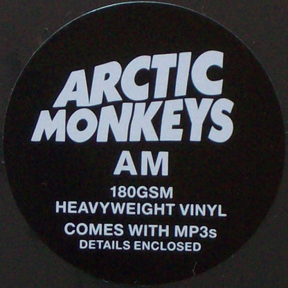 Imagen de la portada del disco AM del artista Arctic Monkeys