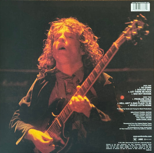 Imagen de la portada del disco Let There Be Rock del artista AC/DC