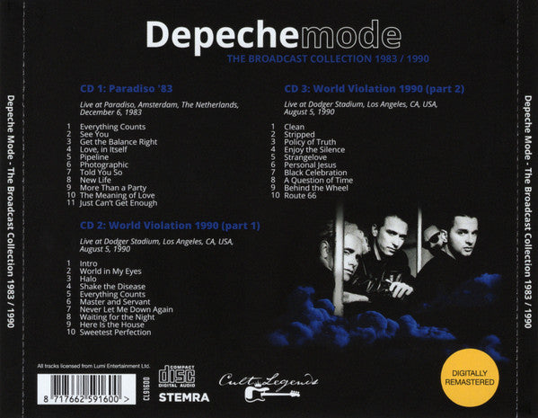 Depeche Mode - The Broadcast Collection 1983 / 1990 [CD]