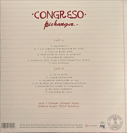 Imagen de la portada del disco Pichanga - Profecías A Falta De Ecuaciones del artista Congreso