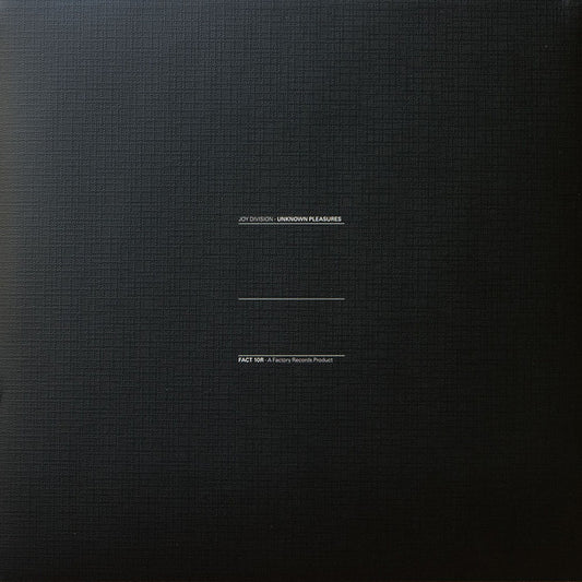 Imagen de la portada del disco Unknown Pleasures del artista Joy Division