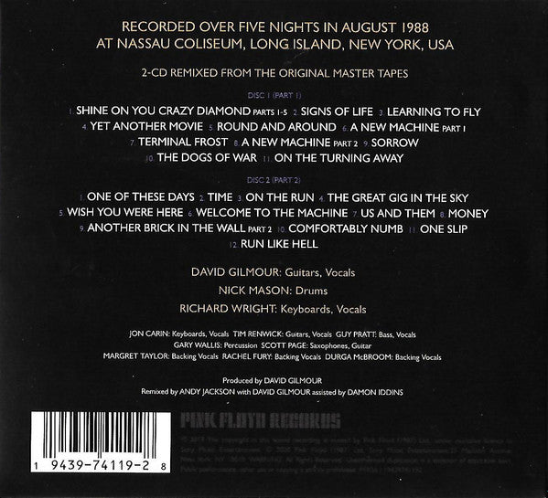 Pink Floyd - Delicate Sound of Thunder [CD]